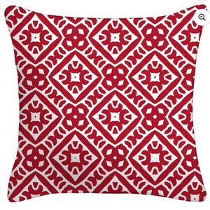 Mainstays 16" x 16" Kimba Decorative Outdoor Throw Pillow, Red Diamond